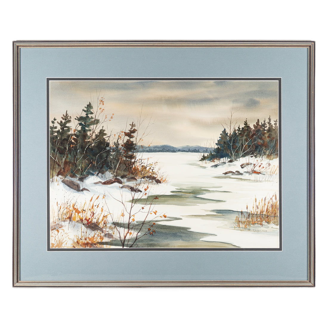 Pauline Holancin Kulha (Canadian 1933-2023) Winter Landscape