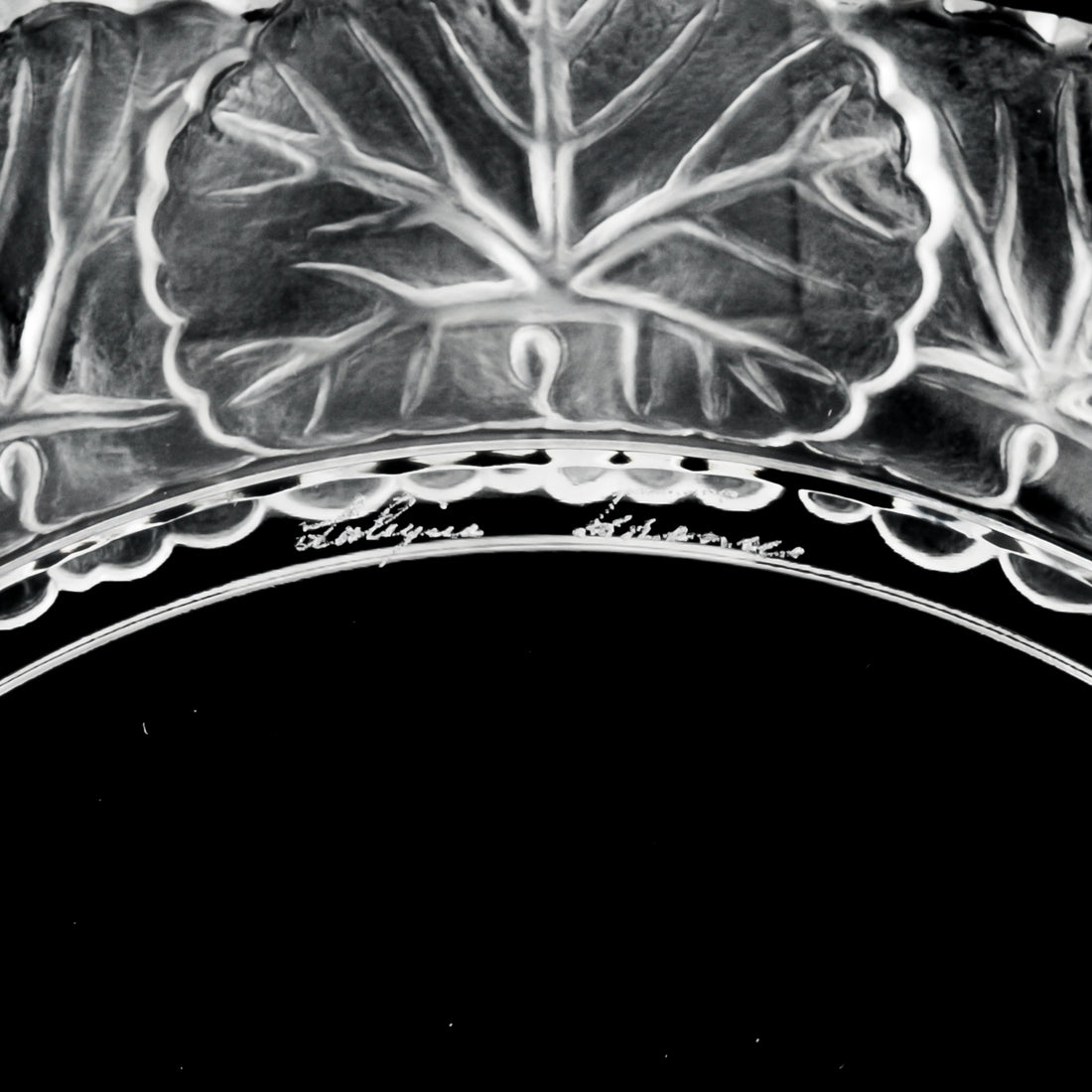 LALIQUE Honfleur Salad Plate