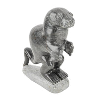 Kanayook Soapstone Carving - Standing Otter
