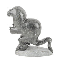 Kanayook Soapstone Carving - Standing Otter