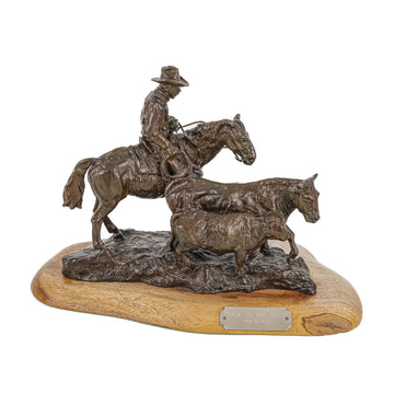 Dan Bates (American 1951) "Back To The Herd"