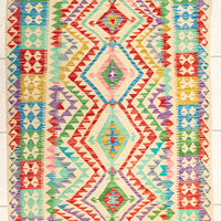 Wool Flatweave Kilim Rug          70"x48"