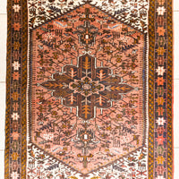 JORDANS Hand Knotted Wool Persian Style            Rug 61"x42"