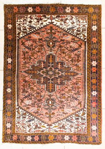 JORDANS Hand Knotted Wool Persian Style            Rug 61"x42"