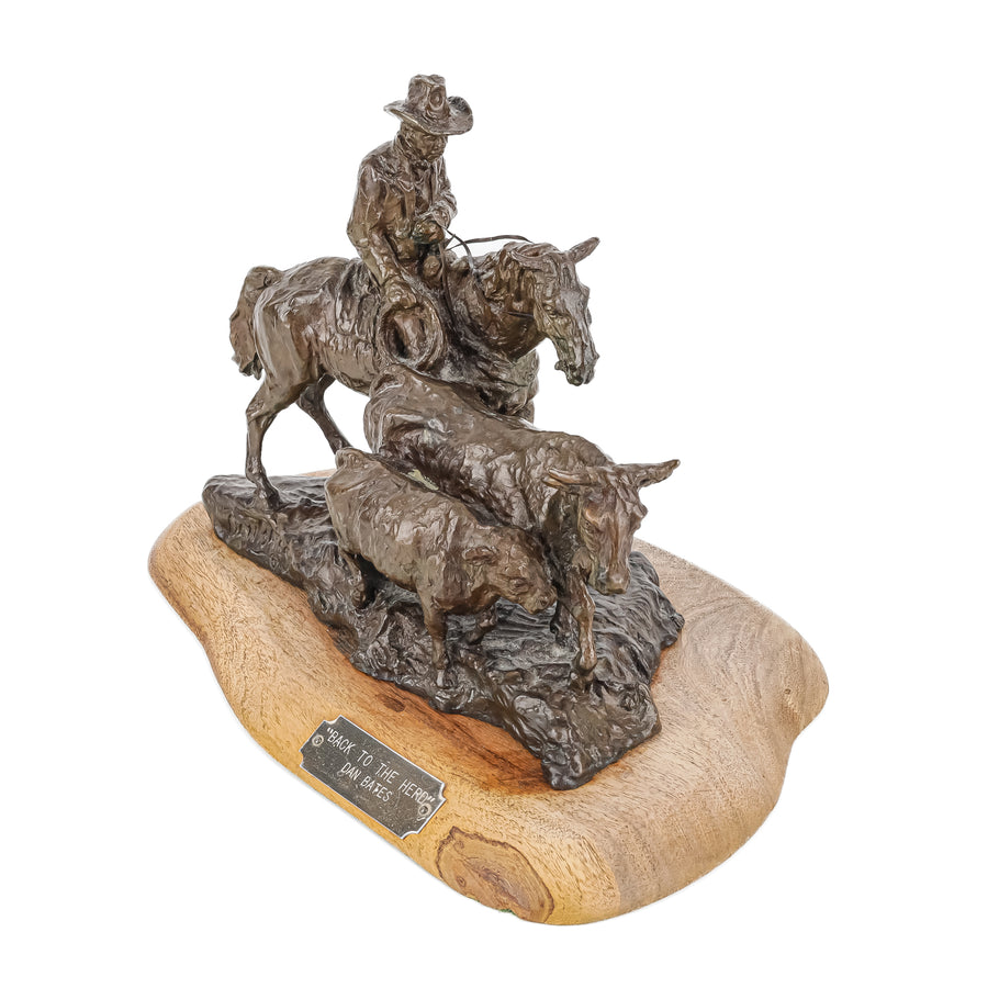 Dan Bates (American 1951) "Back To The Herd"