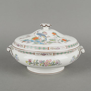 WEDGWOOD Kutani Crane Covered Serving Bowl