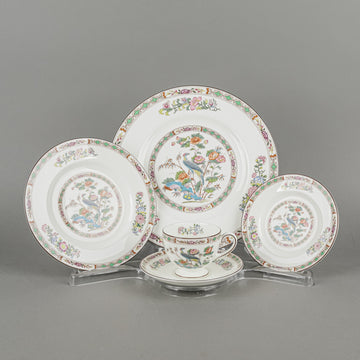 WEDGWOOD Kutani Crane 7 Place Settings Plus Extras