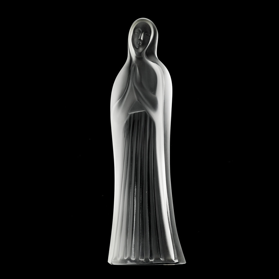 LALIQUE Figurine Virgin Mary With Hands Together