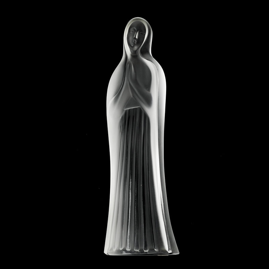 LALIQUE Figurine Virgin Mary With Hands Together