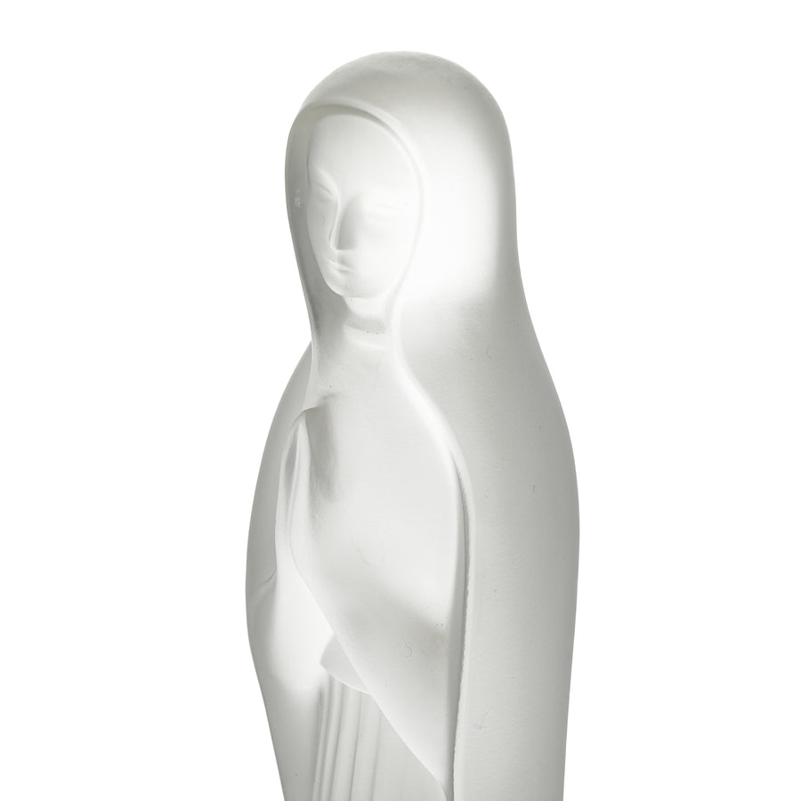LALIQUE Figurine Virgin Mary With Hands Together