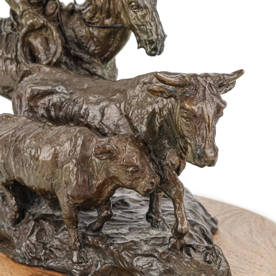 Dan Bates (American 1951) "Back To The Herd"