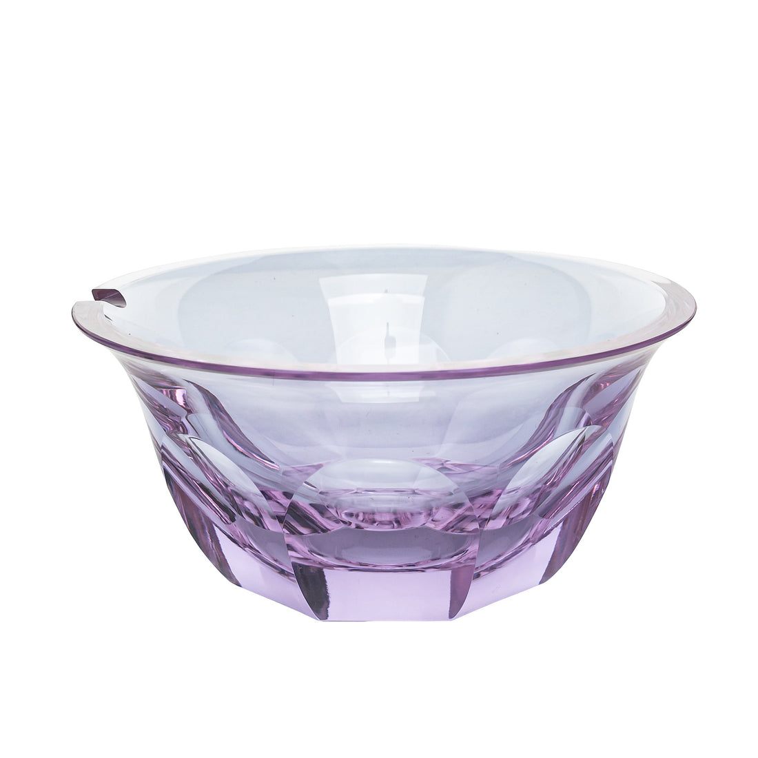 MOSER Alexandrite Crystal Notched Bowl