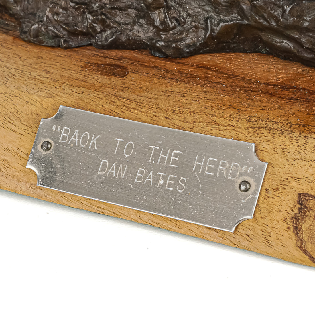 Dan Bates (American 1951) "Back To The Herd"