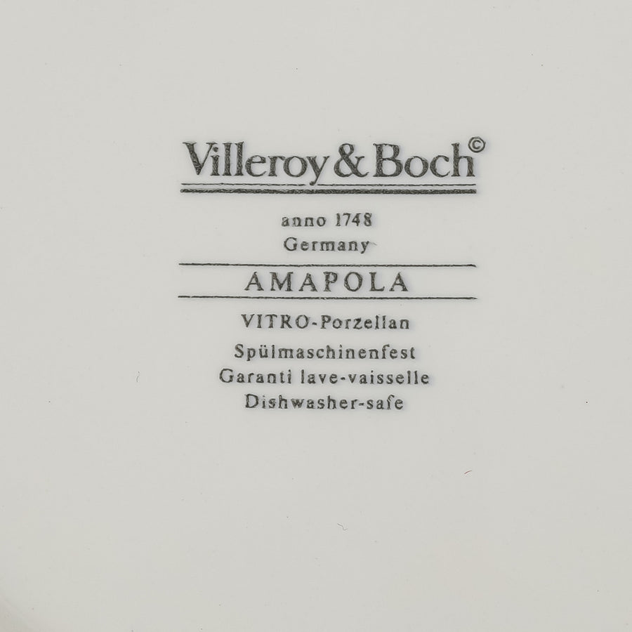 VILLEROY & BOCH Amapola Soup/Pasta Bowls Set Of 5