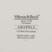 VILLEROY & BOCH Amapola Dinner Plates Set Of 6
