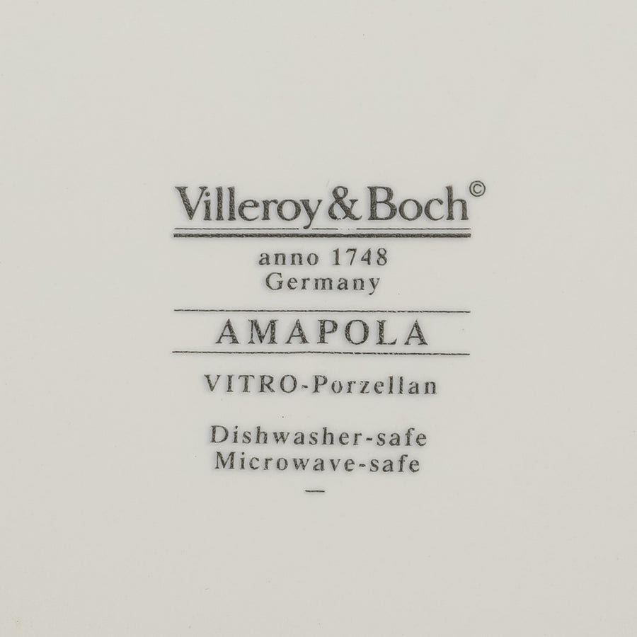 VILLEROY & BOCH Amapola Dinner Plates Set Of 6