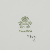 AYNSLEY JA Bailey Cabbage Rose 4953 Cabinet Plate