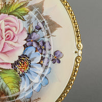 AYNSLEY JA Bailey Cabbage Rose Cabinet Plate