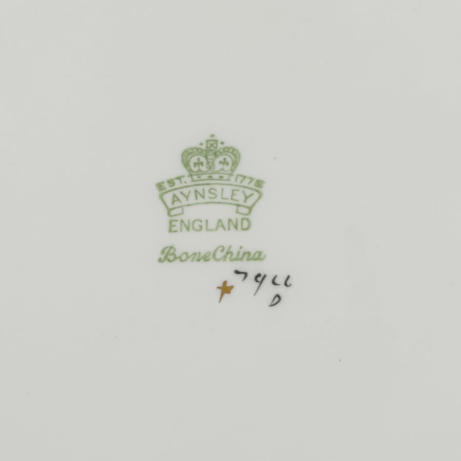 AYNSLEY JA Bailey Cabbage Rose Cabinet Plate