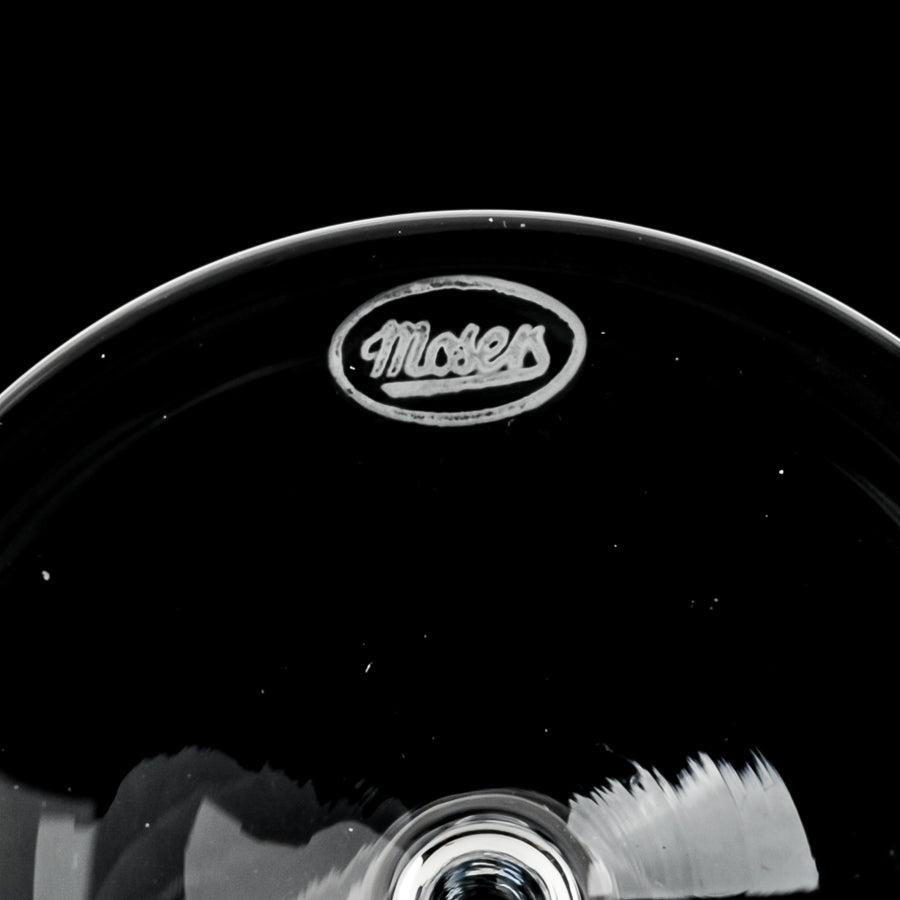 MOSER Crystal Goblet  Bell-Shape Smooth Stem