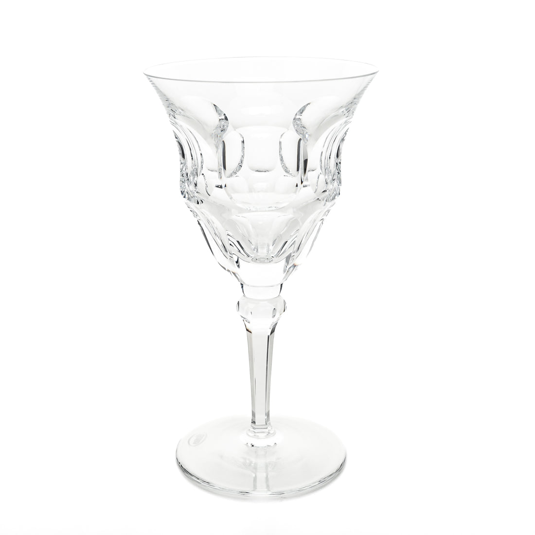 MOSER Crystal Goblet - Dimpomate Pattern Style