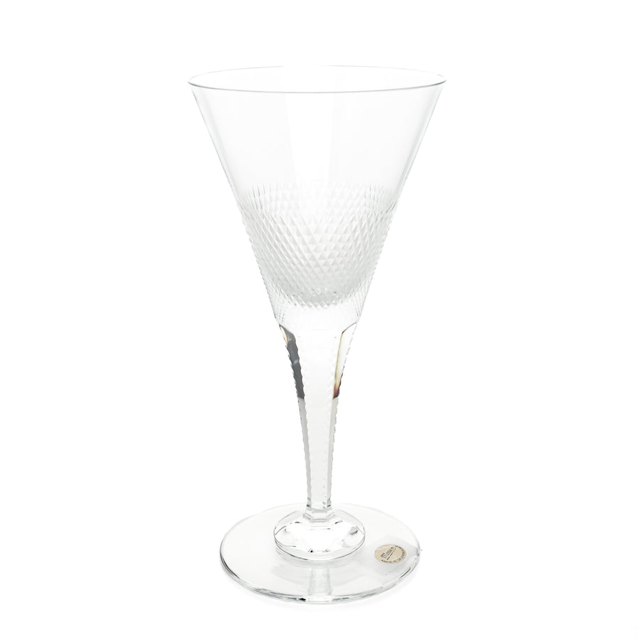 MOSER Old Fashioned V-Shape Crystal Goblet