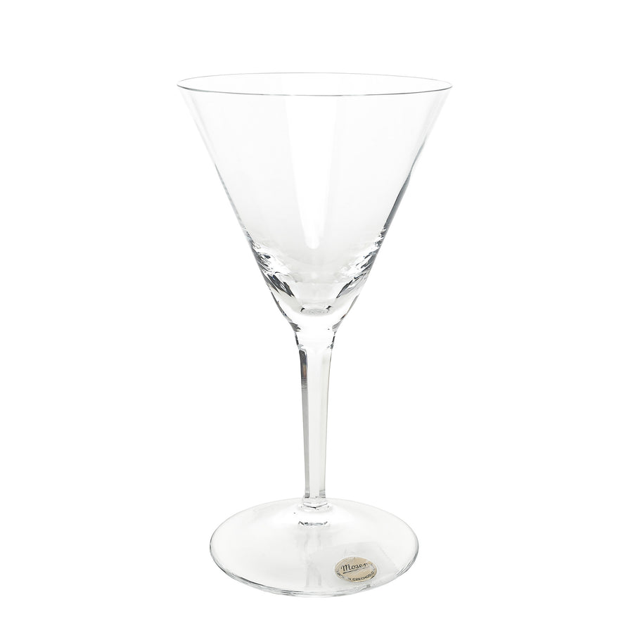 MOSER Crystal Goblet  V-Shape Beveled Stem