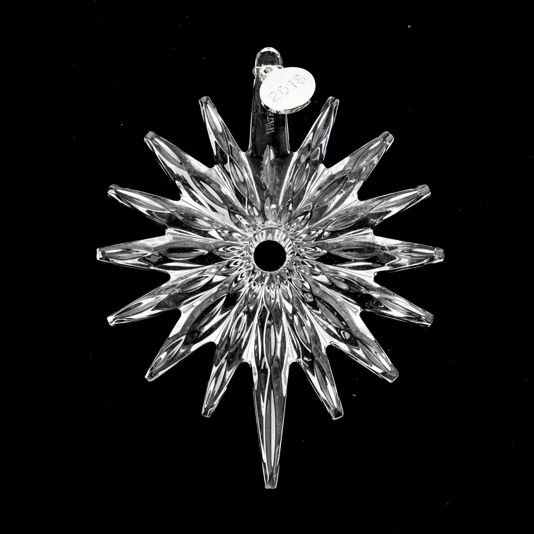 WATERFORD 2018 Snow Star Christmas Ornament Boxed