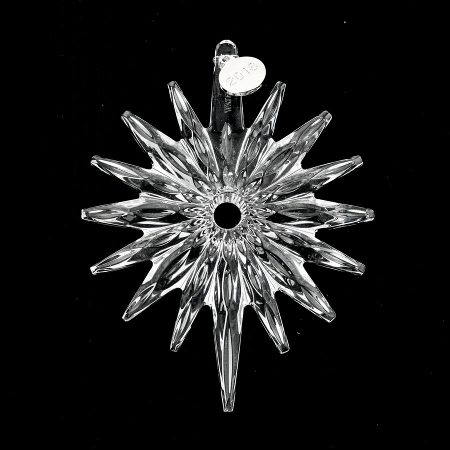 WATERFORD 2018 Snow Star Christmas Ornament Boxed
