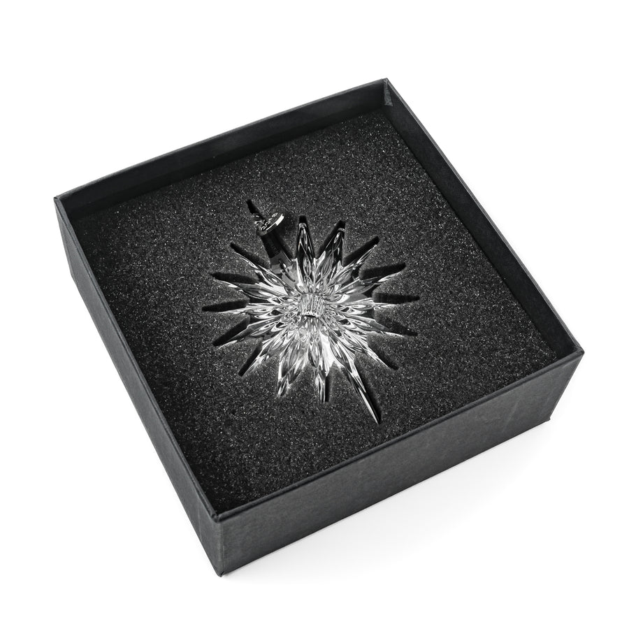 WATERFORD 2018 Snow Star Christmas Ornament Boxed