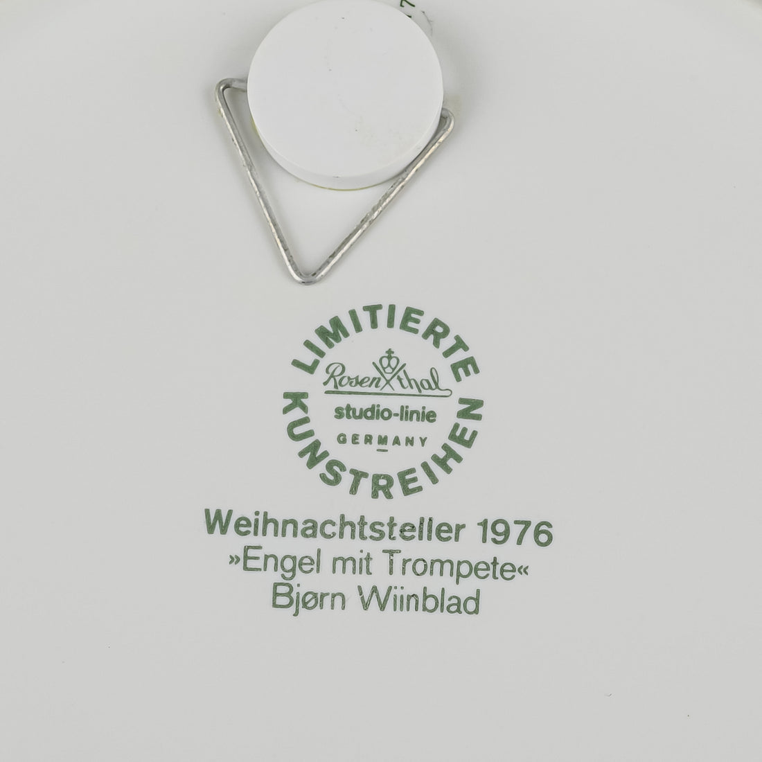 ROSENTHAL Bjorn Wiinblad Angel With Trumpet Wall Plate