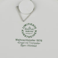 ROSENTHAL Bjorn Wiinblad Angel With Trumpet Wall Plate