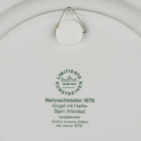ROSENTHAL Bjorn Wiinblad Angel Playing Harp Wall Plate