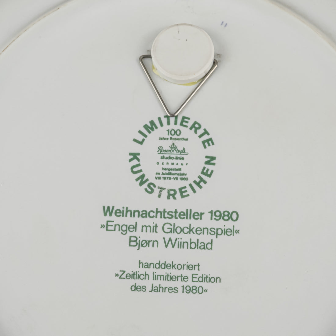 ROSENTHAL Bjorn Wiinblad Angel Wall Plate