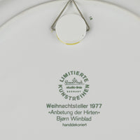 ROSENTHAL Bjorn Wiinblad Adoration Wall Plate 11.5"