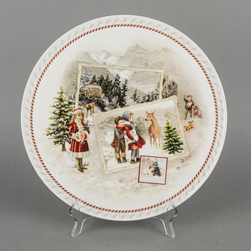 VILLEROY & BOCH Winter Souvenir Cake Plate