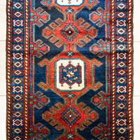 Hand Knotted Wool Hamadan Persian Runner