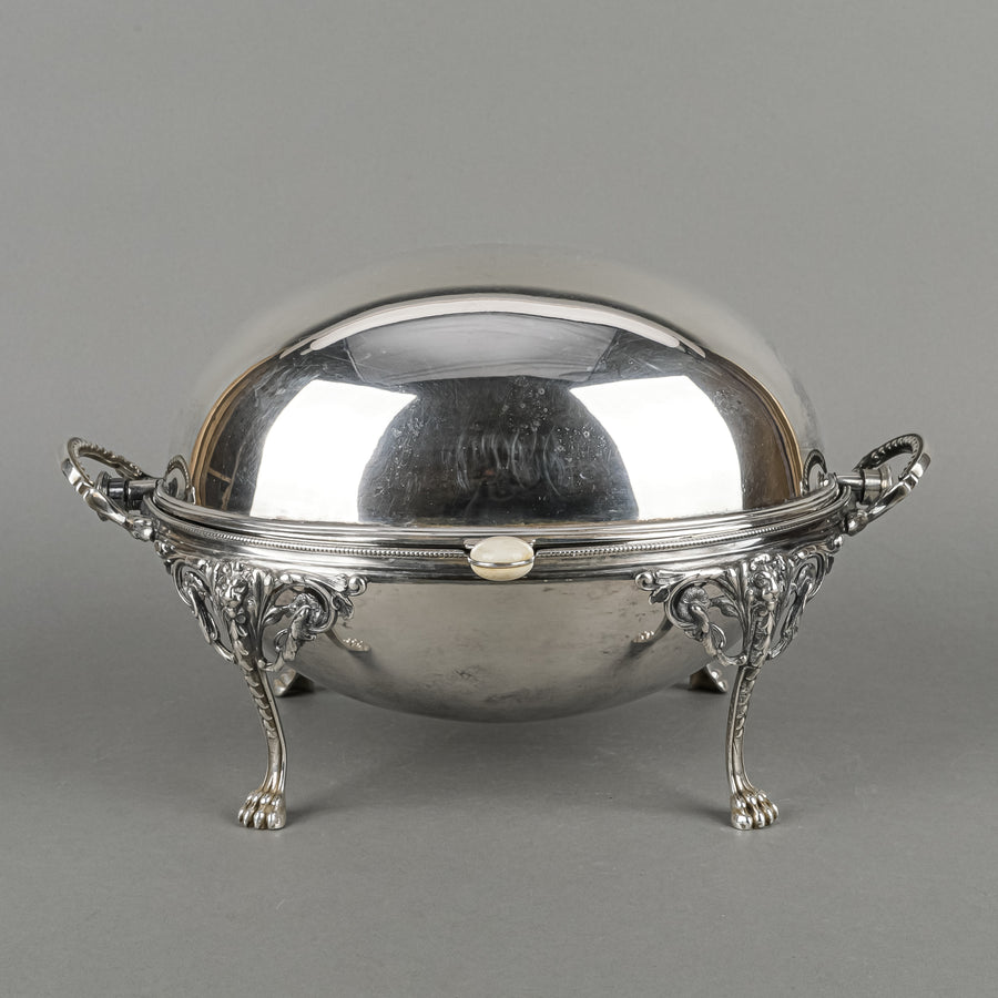 ELKINGTON & CO Silverplate Domed Server 3 Pieces