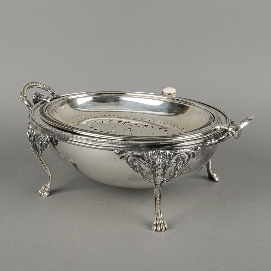 ELKINGTON & CO Silverplate Domed Server 3 Pieces