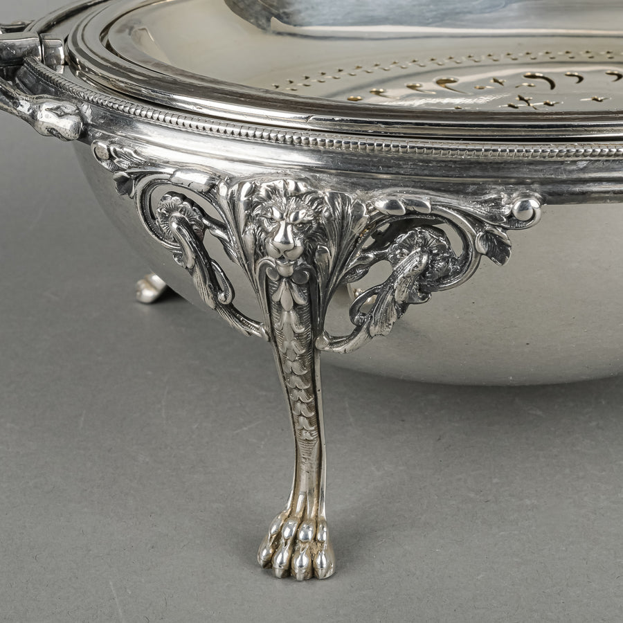 ELKINGTON & CO Silverplate Domed Server 3 Pieces