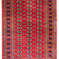 Hand Knotted Wool Superfine Bokhara Style Rug