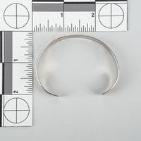 JOE DESCOTEAUX Sterling Silver and 14K Hummingbird Cuff Bracelet