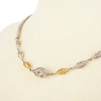 SLANE & SLANE Sterling Two Tone Double Strand Toggle Necklace