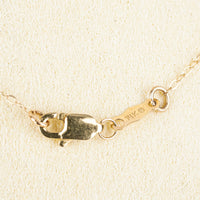 14K Yellow Gold Square Circle Two Strand Necklace