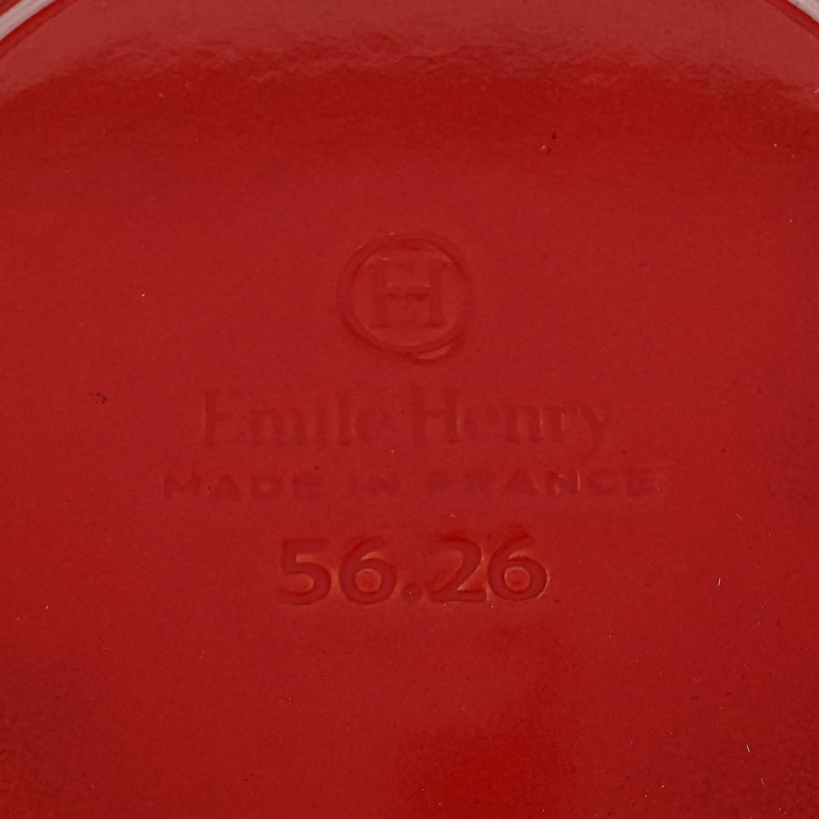 EMILE HENRY Stoneware Tagine Red 2 Pieces