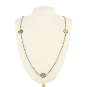 SLANE & SLANE Sterling Two Tone Toggle Necklace