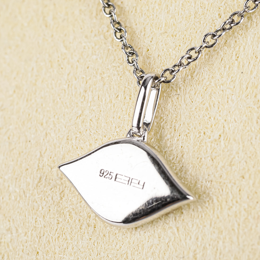 EFFY Sterling Silver White Stone Evil Eye Pendant Necklace