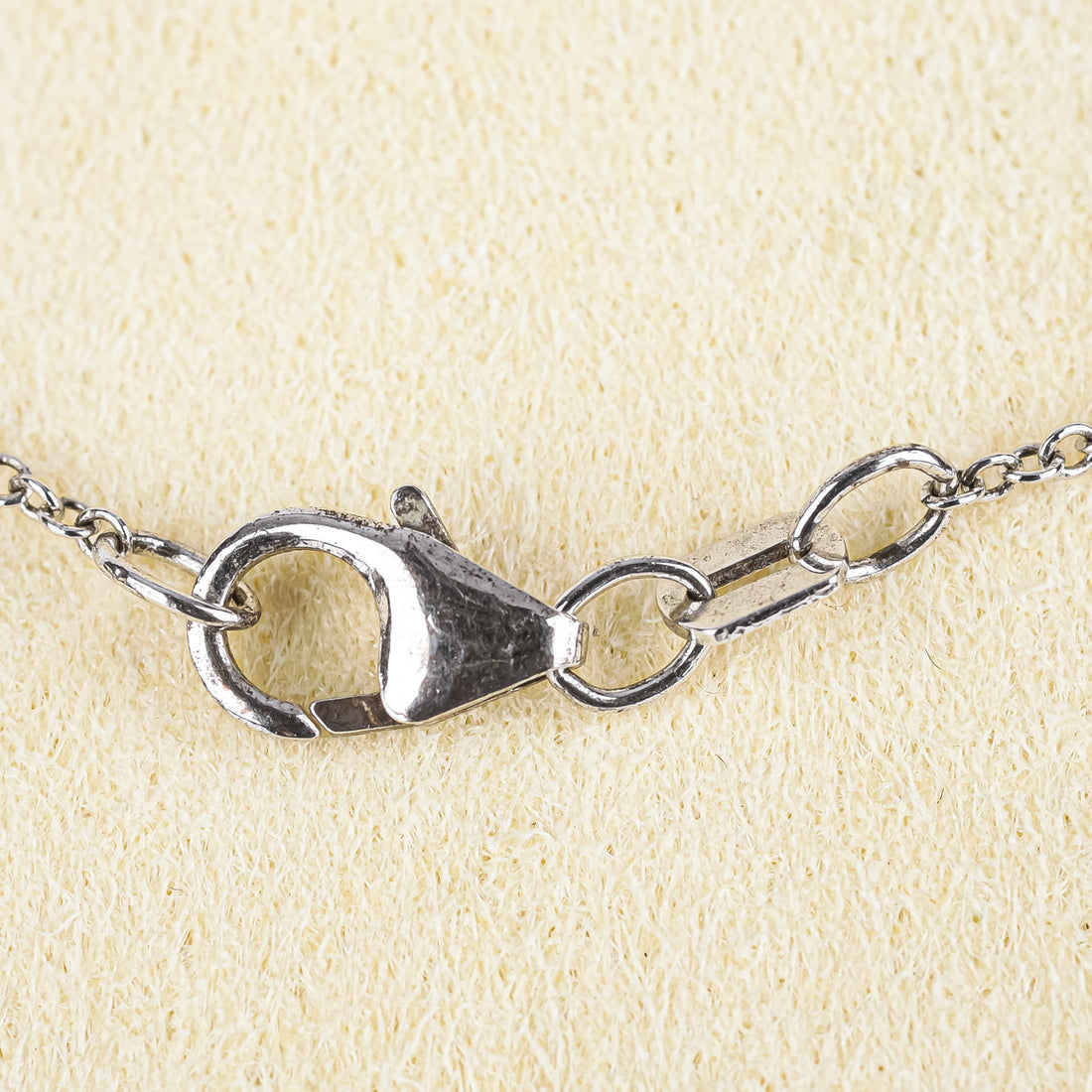 EFFY Sterling Silver White Stone Evil Eye Pendant Necklace