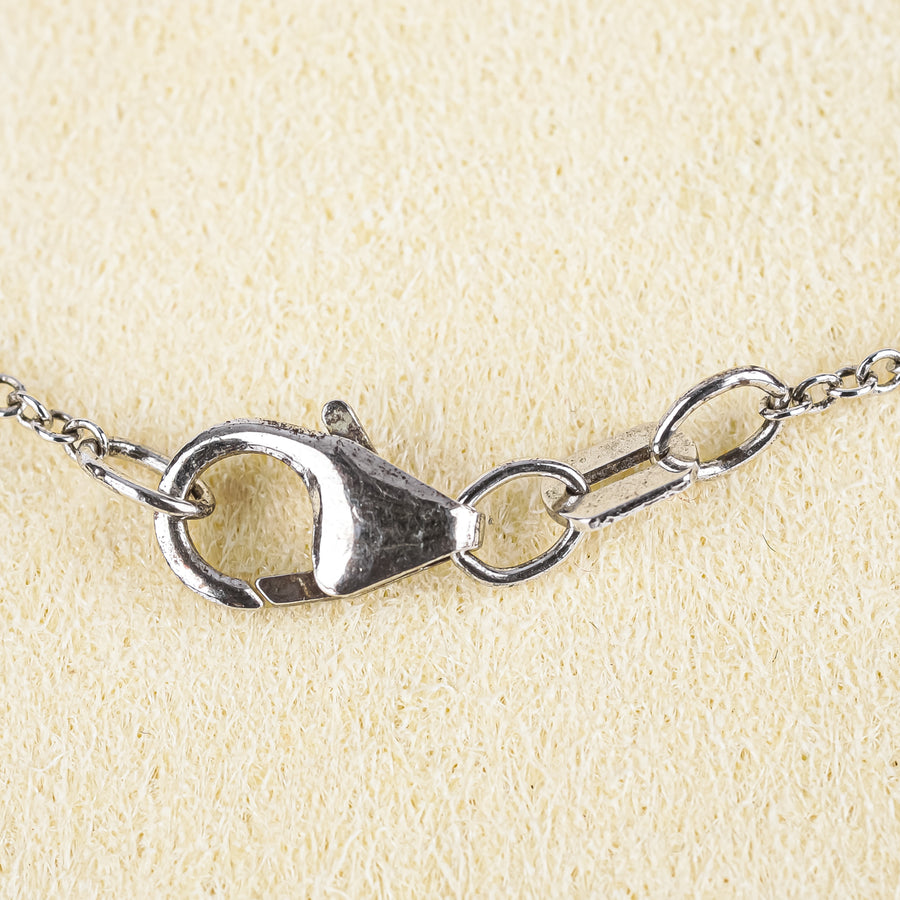 EFFY Sterling Silver White Stone Evil Eye Pendant Necklace