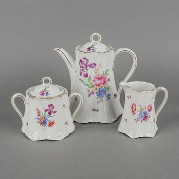 HUTSCHENREUTHER Floral Coffee Service 5 Pieces